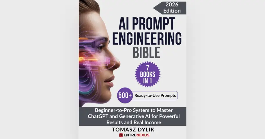 AI Prompt Engineering Bible: Beginner-to-Pro System to Master ChatGPT and Generative AI for Powerful Results and Real Income — outil design