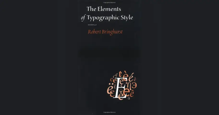 The Elements of Typographic Style — outil design